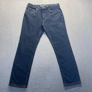 Roebuck & Co.‎ Slim Fit Jeans Size 36x32 Dark Wash Denim Mens Casual Wear